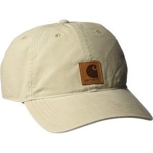 Carhartt Odessa Canvas Cap Khaki Hat One Size Fits All Hook And Loop Closure